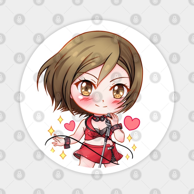 V3 Red Virtual Idol ! Magnet by CristalZhaduir